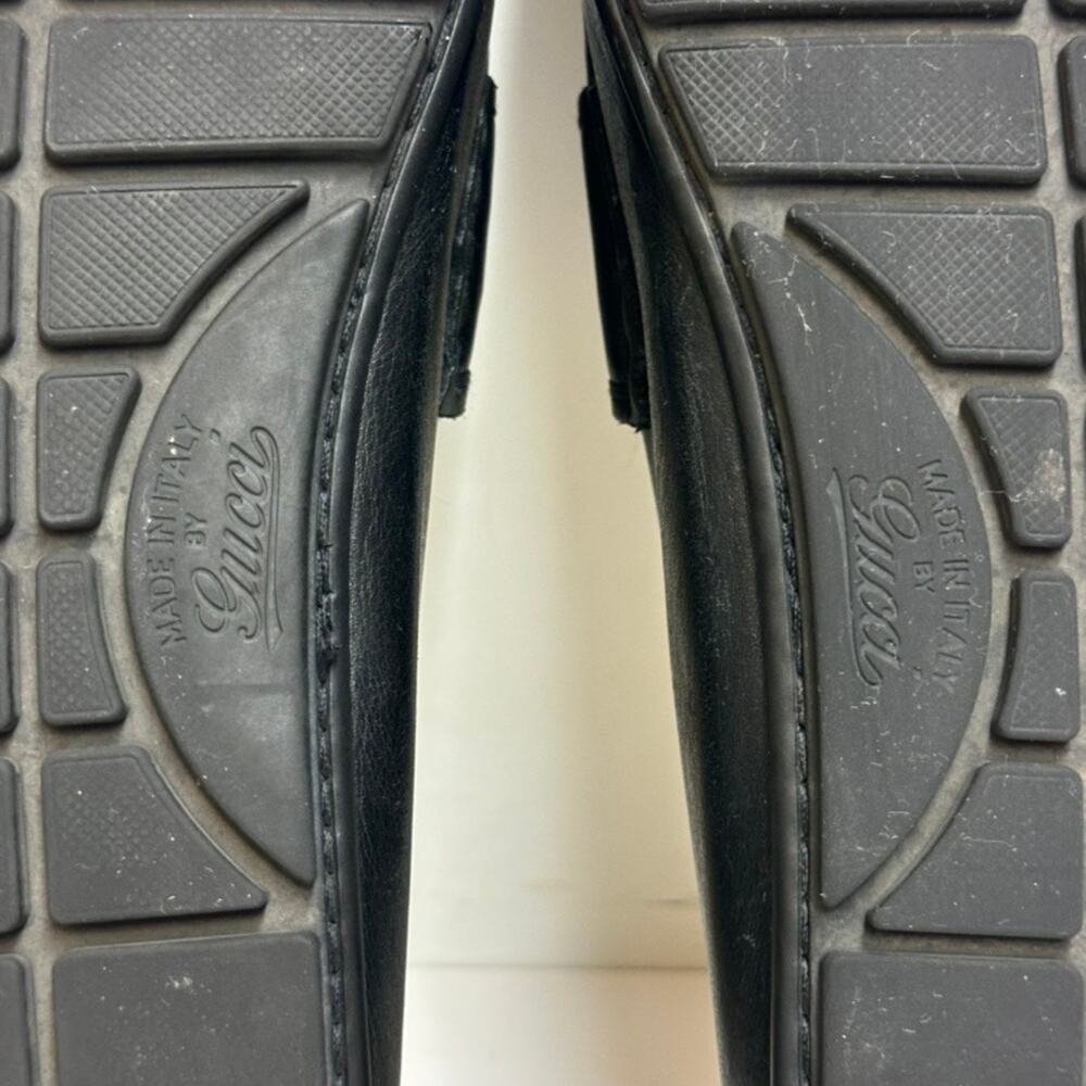 GUC Gucci Microguccissima Leather GG Loafers Drivers Made in Italy UK 9.5 US 10 - Picture 12 of 13